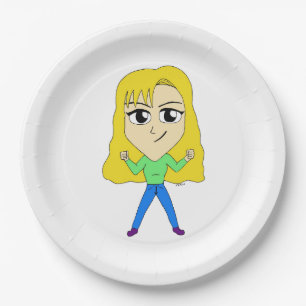 chibi    paper plate
