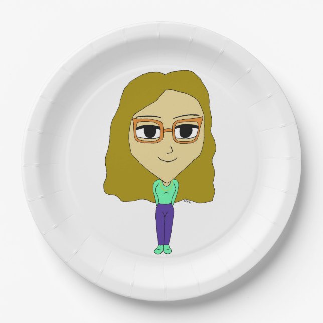 chibi    paper plate (Front)