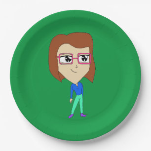chibi paper plate