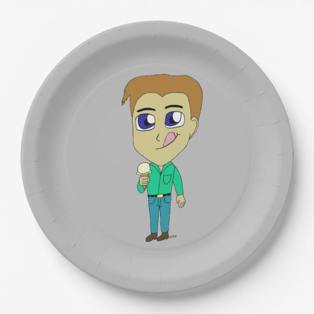 chibi   paper plate (Front)