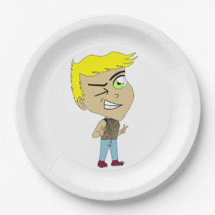 chibi paper plate