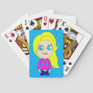 chibi playing cards