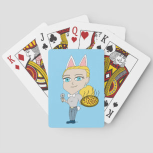 chibi playing cards