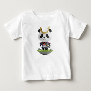 Chibi Samurai Panda 3D Character Baby T-Shirt