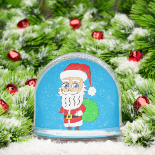 Chibi Santa Claus Snowglobe
