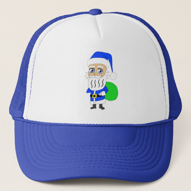 chibi Santa Claus     Trucker Hat (Front)
