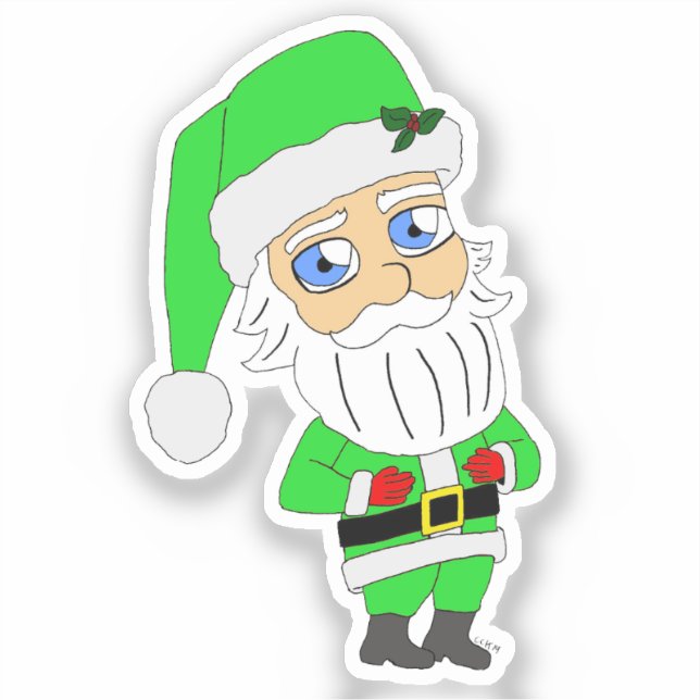 Chibi Santa green suit (Front)