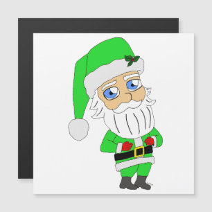 Chibi Santa green suit