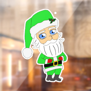 Chibi Santa green suit