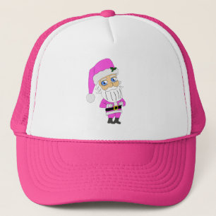 Chibi Santa pink suit Trucker Hat
