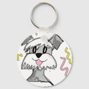 Chibi Schnauzer Key Ring