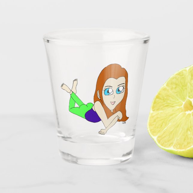 chibi  shot glass (Front)
