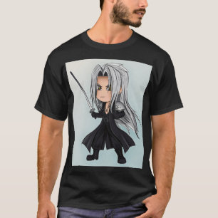 Chibi Silver‑Haired Antihero  T-Shirt