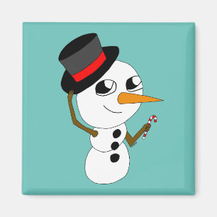 chibi smowman magnet
