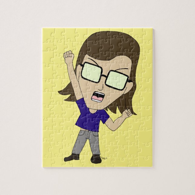 Chibi Sonic_Zeph   Jigsaw Puzzle (Vertical)