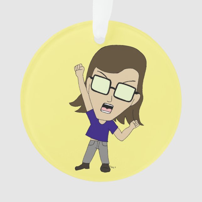 Chibi Sonic_Zeph   Ornament (Front)