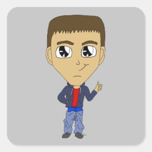 chibi      square sticker