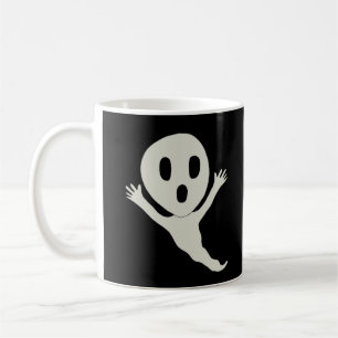 Chibi style ghost coffee mug