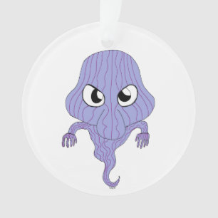Chibi style ghost ornament