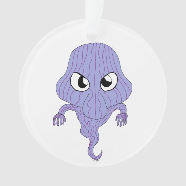 Chibi style ghost   ornament (Front)