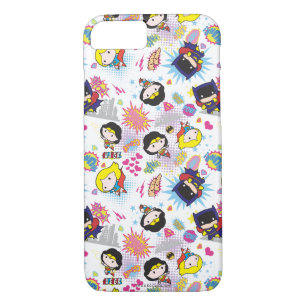 Chibi Super Heroine Pattern Case-Mate iPhone Case