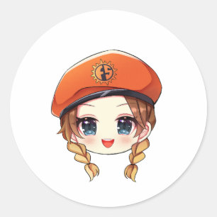 Chibi Tai - The Sticker! Classic Round Sticker