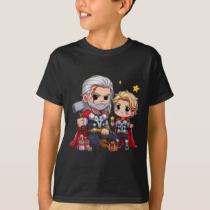 Chibi Thor and Son T-Shirt