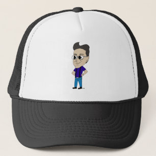chibi trucker hat