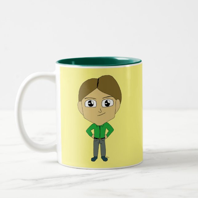 chibi    Two-Tone coffee mug (Left)
