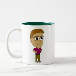 chibi   Two-Tone coffee mug