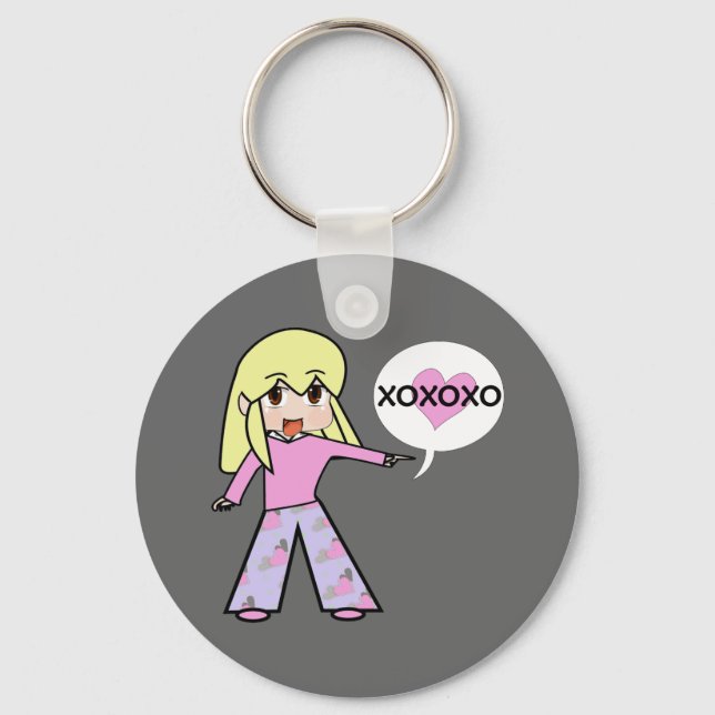 Chibi Valentine Key Ring (Front)