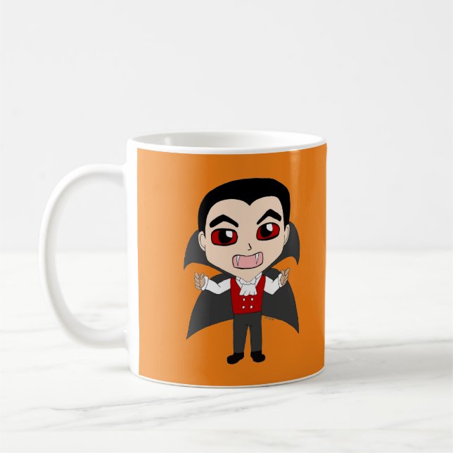 chibi vampire coffee mug (Left)