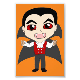 chibi vampire photo print