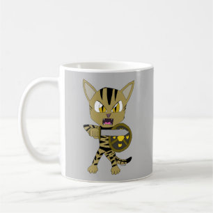 Chibi Warrior Cat Coffee Mug