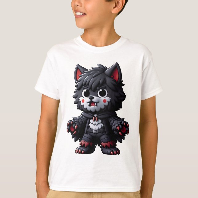 : “Chibi Werewolf  T-Shirt (Front)