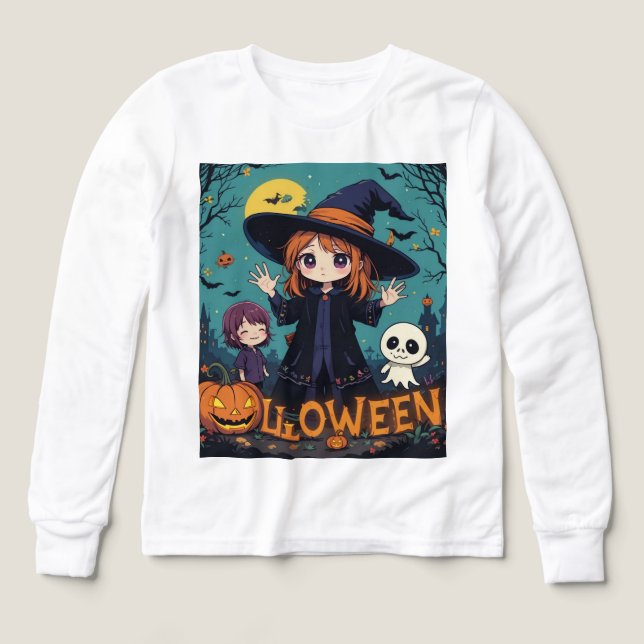 Chibi Witch Halloween Design (Design Front)