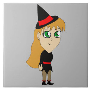 chibi witch tile
