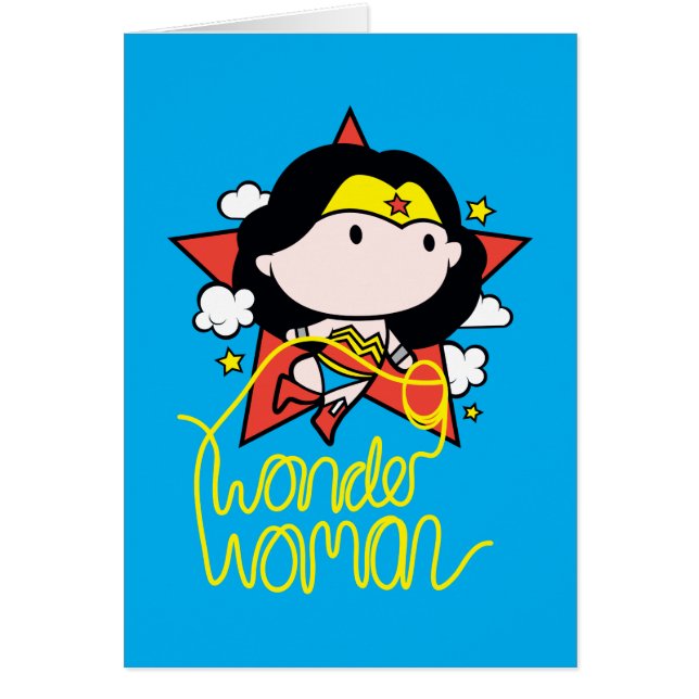 Chibi Wonder Woman Flying With Lasso (Front)