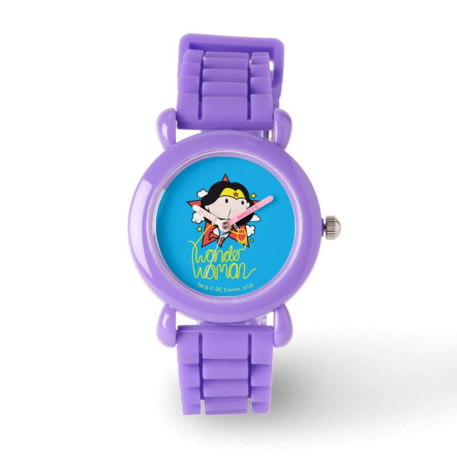 Chibi Wonder Woman Flying With Lasso Watch (Front)