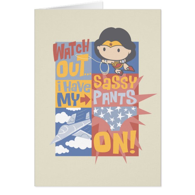 Chibi Wonder Woman | I Have My Sassy Pants On! (Front)