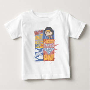 Chibi Wonder Woman   I Have My Sassy Pants On! Baby T-Shirt