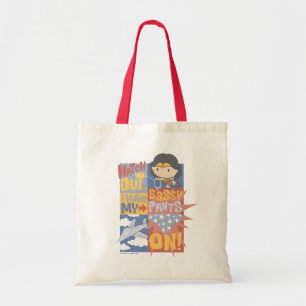 Chibi Wonder Woman I Have My Sassy Pants On! Tote Bag