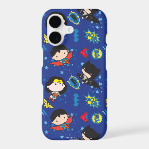 Chibi Wonder Woman, Superman, and Batman Pattern