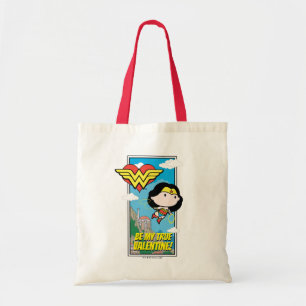 Chibi Wonder Woman - Tell Me The Truth Valentine Tote Bag