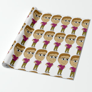 chibi   wrapping paper