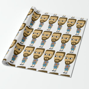 chibi wrapping paper