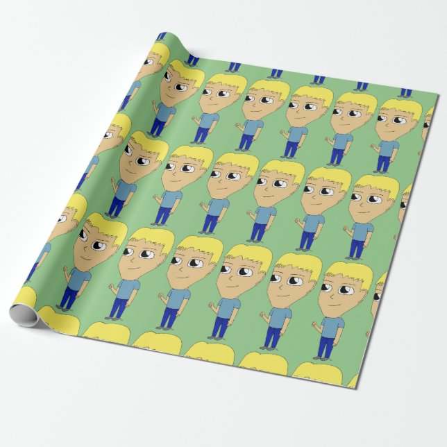 chibi    wrapping paper (Unrolled)