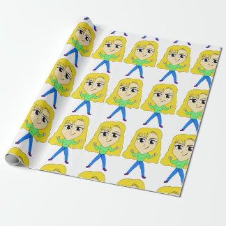 chibi wrapping paper