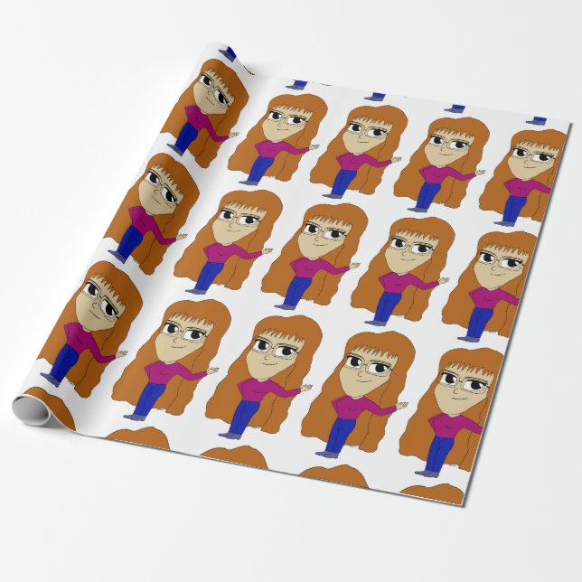 chibi    wrapping paper (Unrolled)