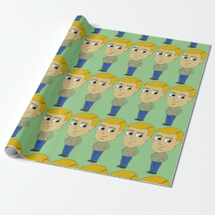 chibi wrapping paper